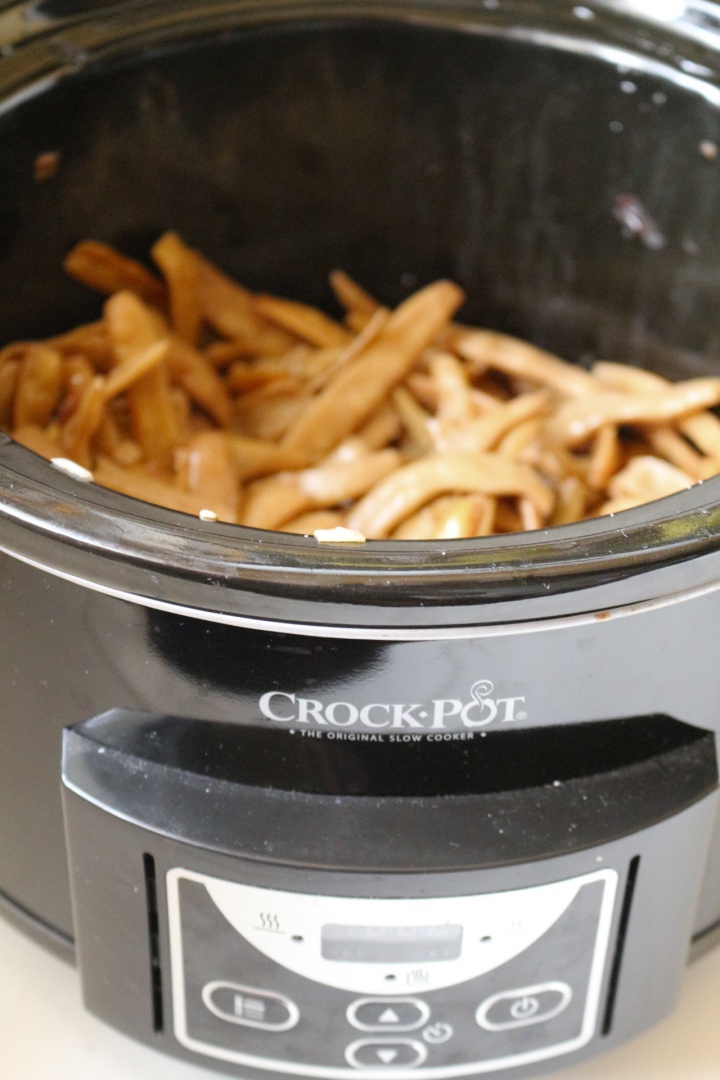 Fasole verde scazuta la slow cooker Crock Pot