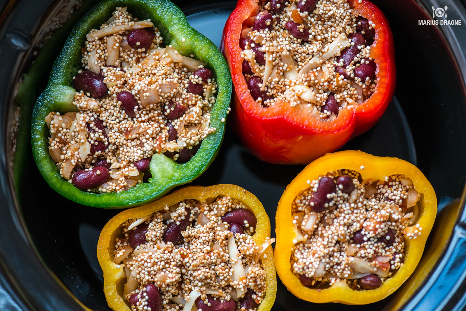 Ardei umpluti cu quinoa la Slow Cooker Crock-Pot – de post