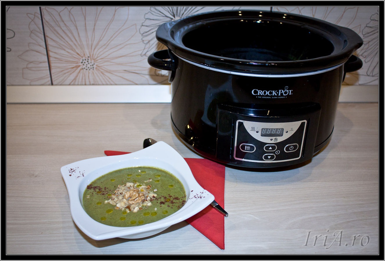 Supa crema de stevie - de post, la slow cooker Crock-Pot