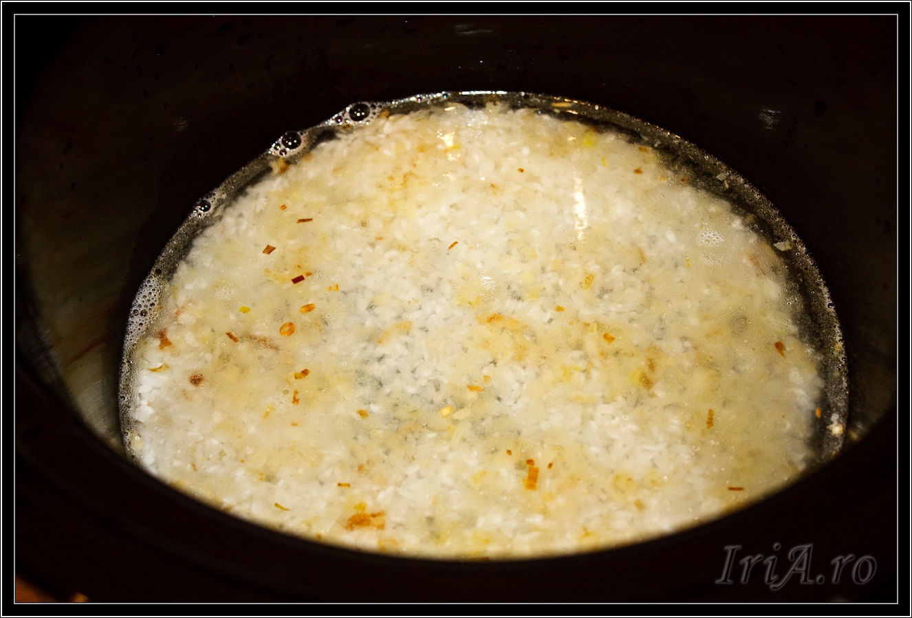 Risotto de post cu ciuperci la slow cooker Crock-Pot