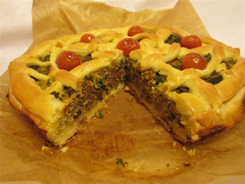 Tarta cu ficatei de pui