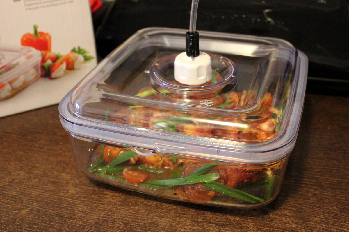 Cotlete de berbecut marinate cu aparatul FoodSaver