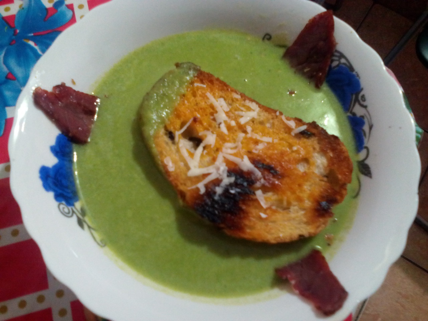 Supa crema de broccoli cu spanac