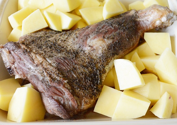 Friptura de miel cu cartofi marinata cu aparatul Food Saver