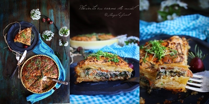 Placinta cu carne de miel pregatita cu aparatul de marinat FoodSaver