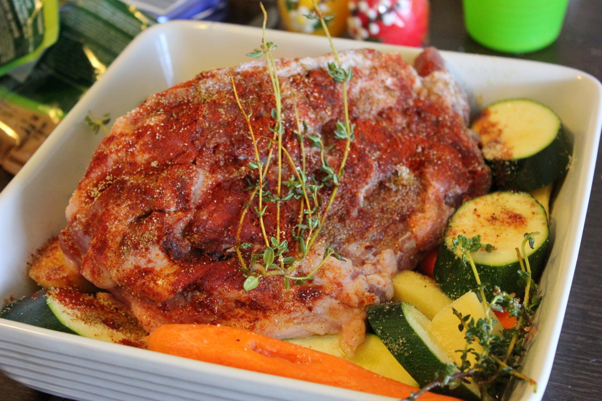 Coaste de miel marinate pregatite cu aparatul de marinat FoodSaver