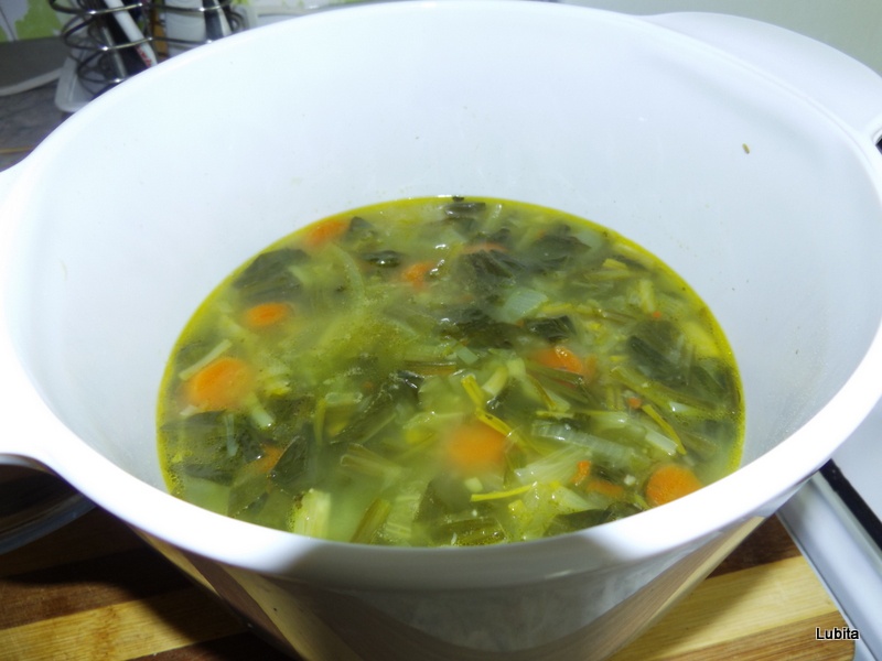 Supa crema de leurda