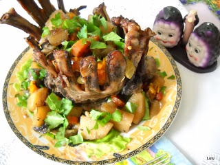 Coronita de miel cu legume