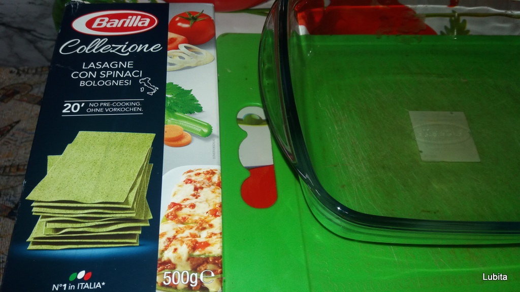 Lasagna cu ciuperci si legume