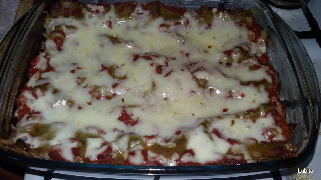 Lasagna cu ciuperci si legume