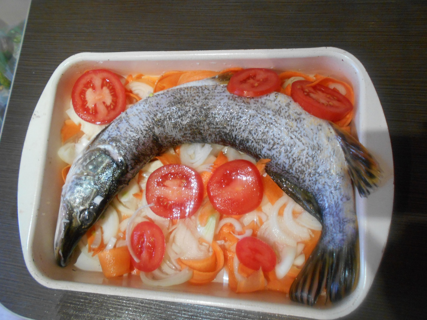 Stiuca pe pat de legume