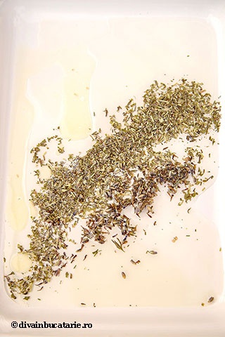 Marinata cu ierburi de provence si lavanda pregatita cu aparatul de marinat FoodSaver