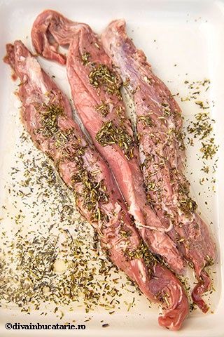 Marinata cu ierburi de provence si lavanda pregatita cu aparatul de marinat FoodSaver