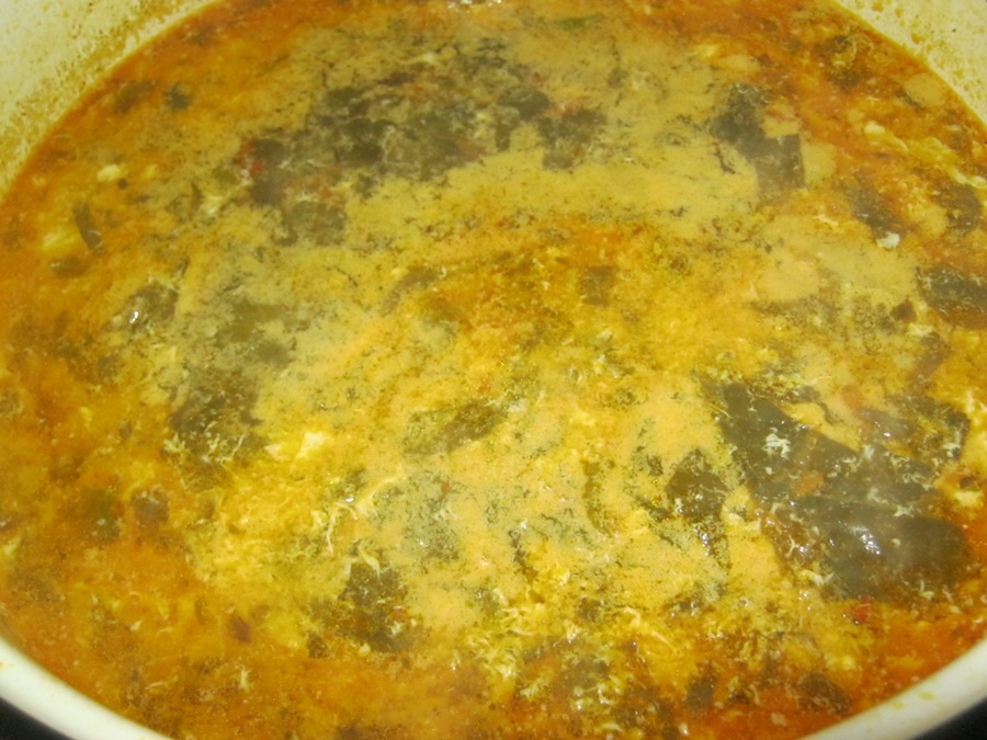 Ciorba de stevie cu afumatura