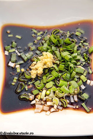 Marinata in stil asiatic pentru miel pregatita cu aparatul de marinat FoodSaver