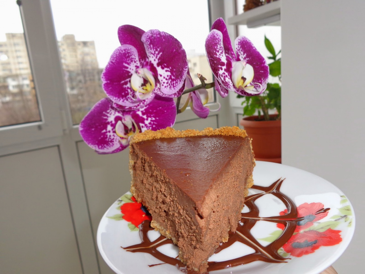 Cheesecake cu ciocolata