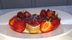 Gem de capsuni cu merisoare si ghimbir