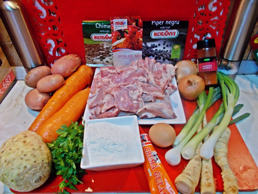 Gulas(gulyas) de miel la ceaun