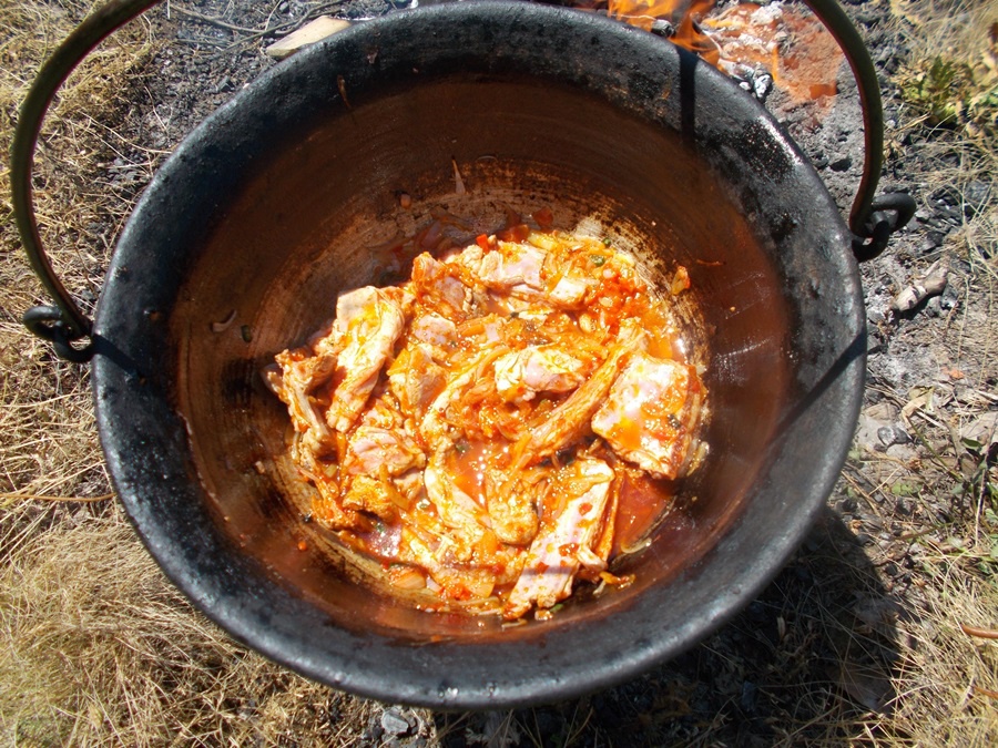 Gulas(gulyas) de miel la ceaun