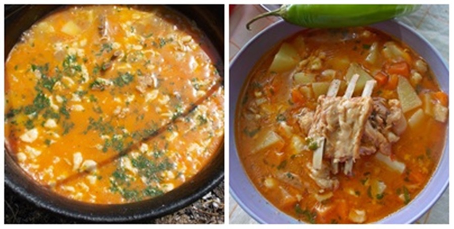 Gulas(gulyas) de miel la ceaun