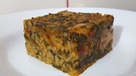 Mancare de urzici cu orez si ciuperci