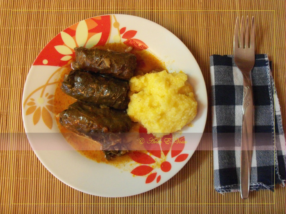 Sarmale in foi de vita