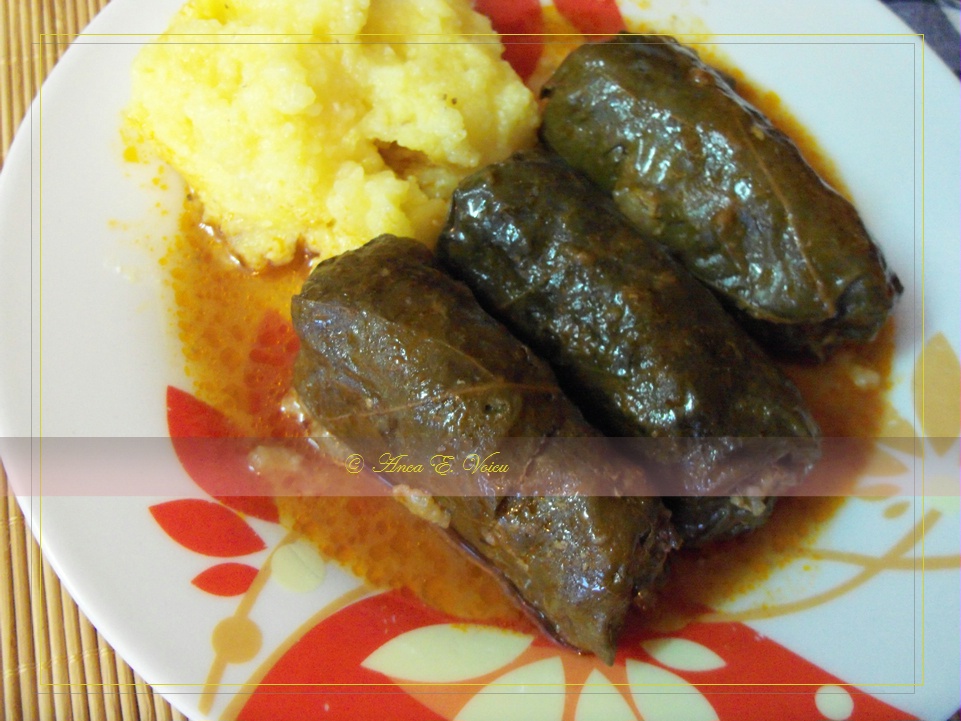 Sarmale in foi de vita