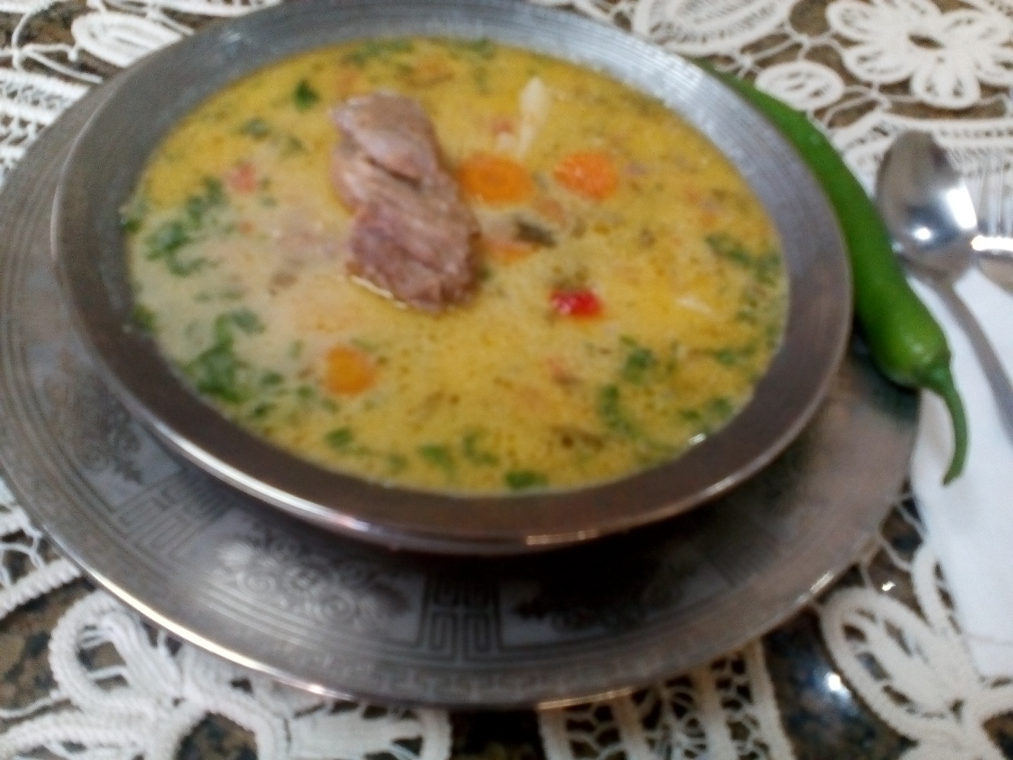 Ciorbă de miel reţetă cu legume