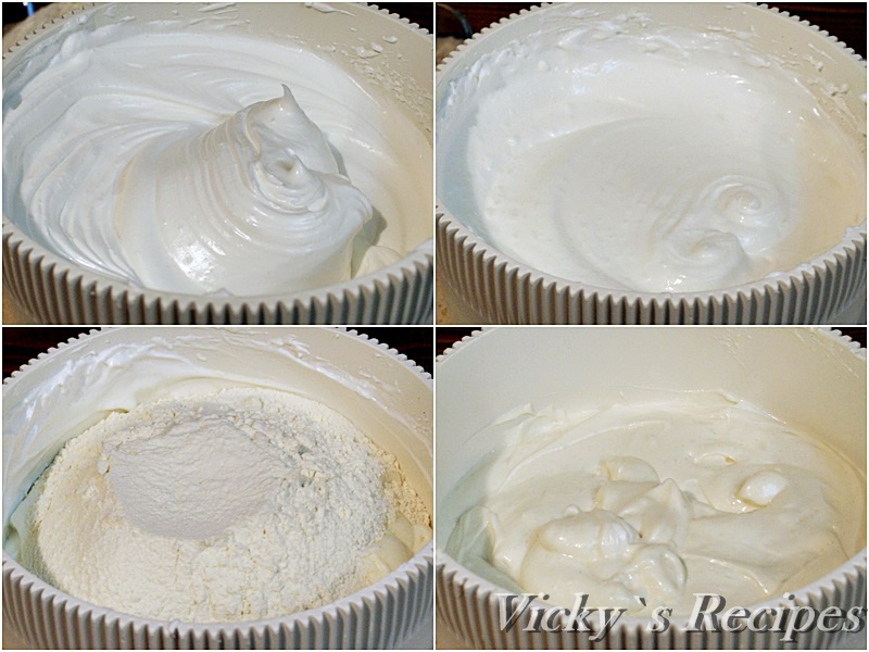 Chec zebra din albusuri cu nuci si vanilie. Reteta simpla , delicioasa si usor de facut