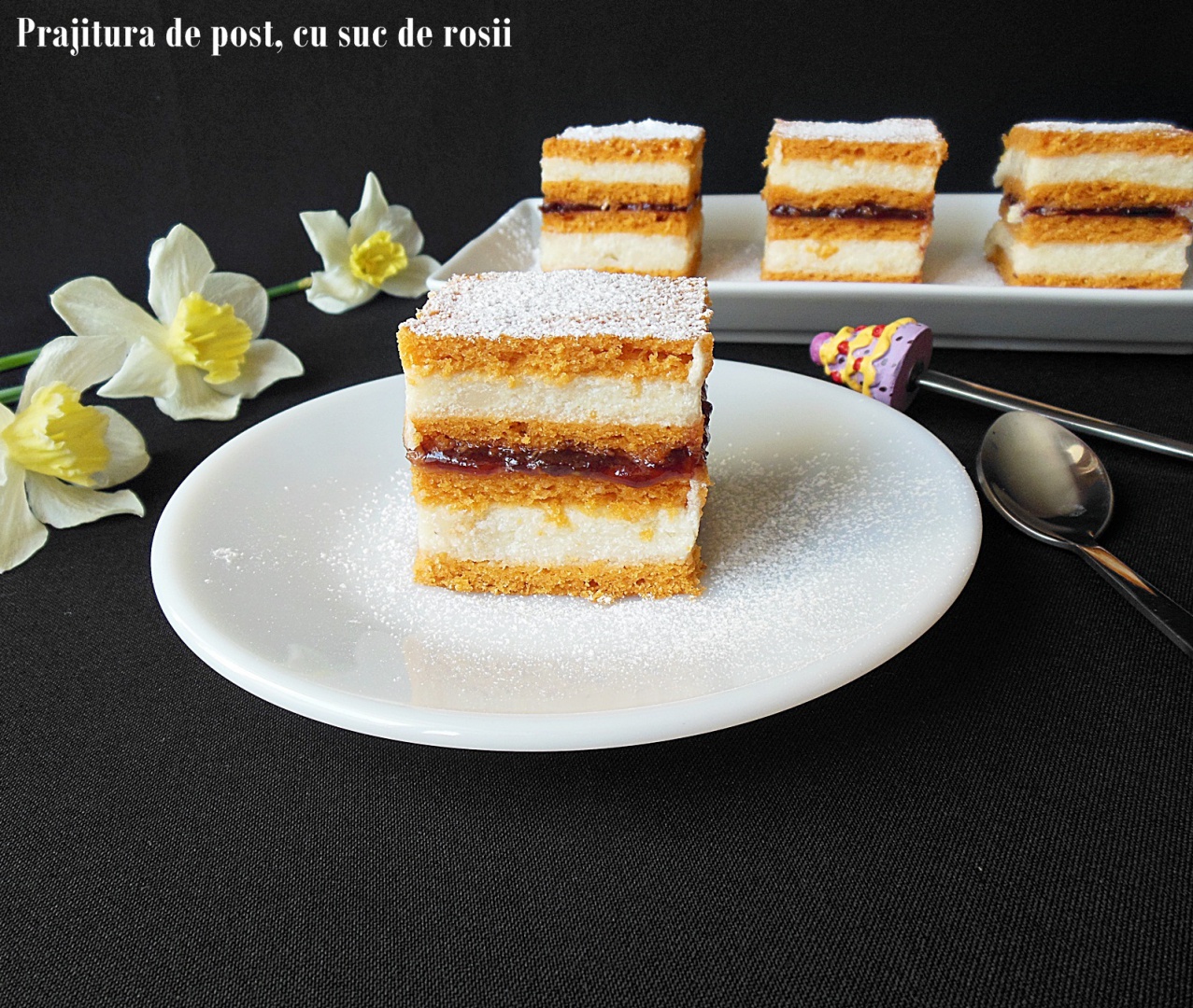 Prajitura de post cu bulion. Reteta simpla, economica si delicioasa