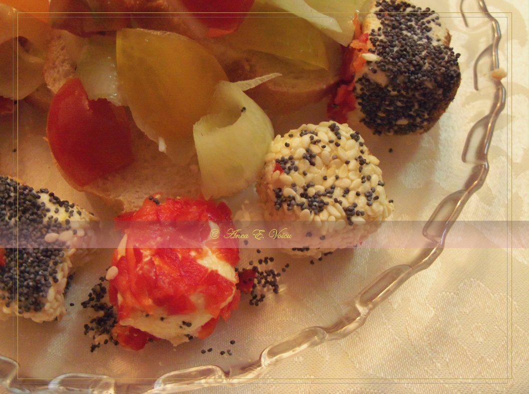 Cuburi cu crema de branza