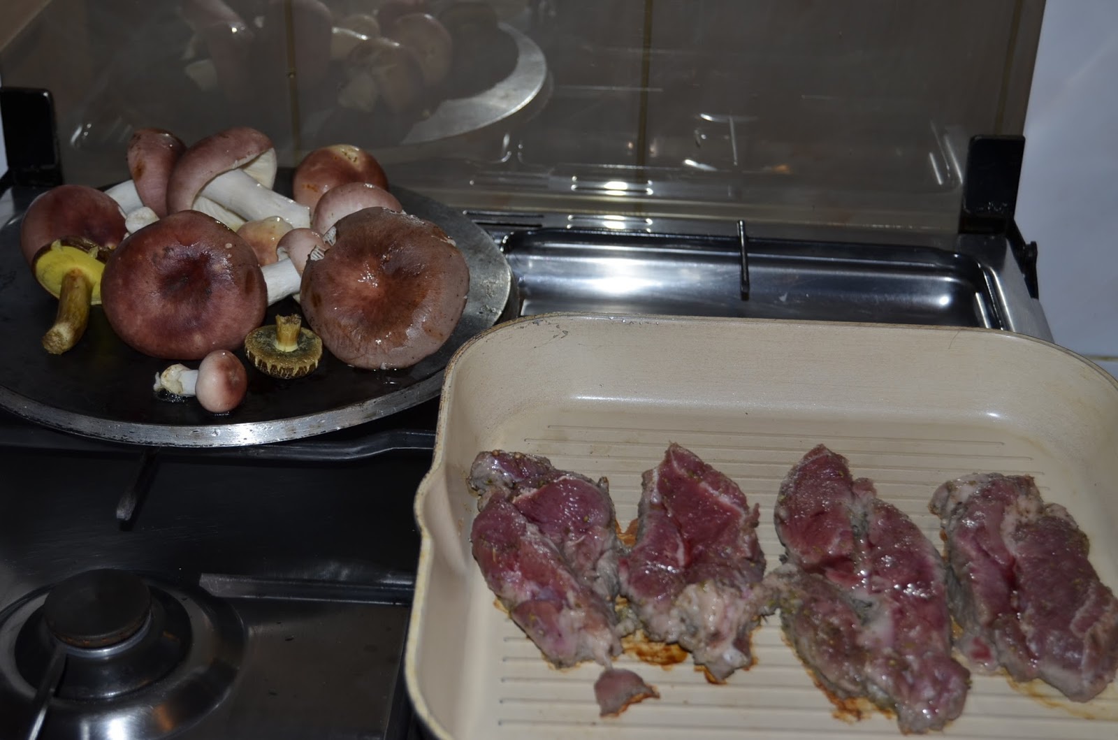 Gratar din hulughite si ceafa de porc