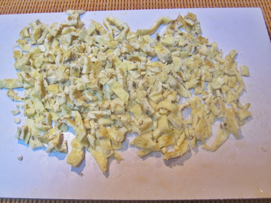 Riz cantonais cu ciulama de ficatei