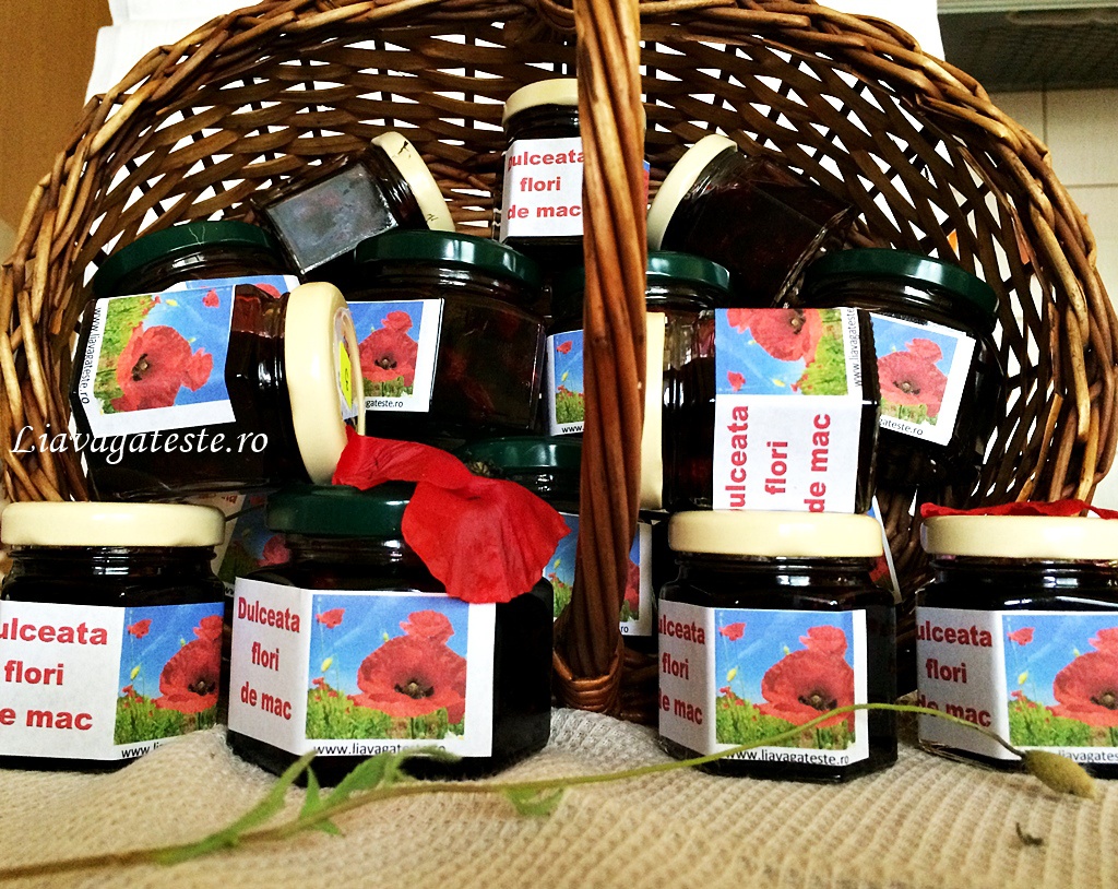 Dulceata naturala din flori de mac