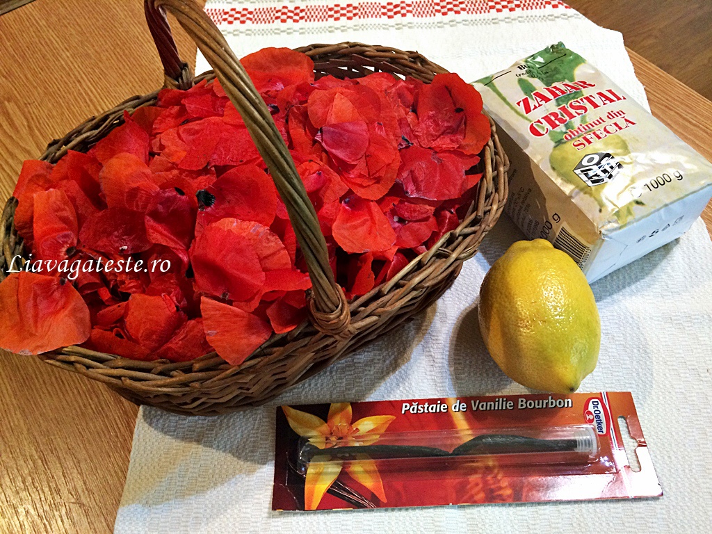 Dulceata naturala din flori de mac