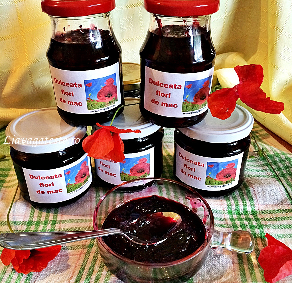 Dulceata naturala din flori de mac