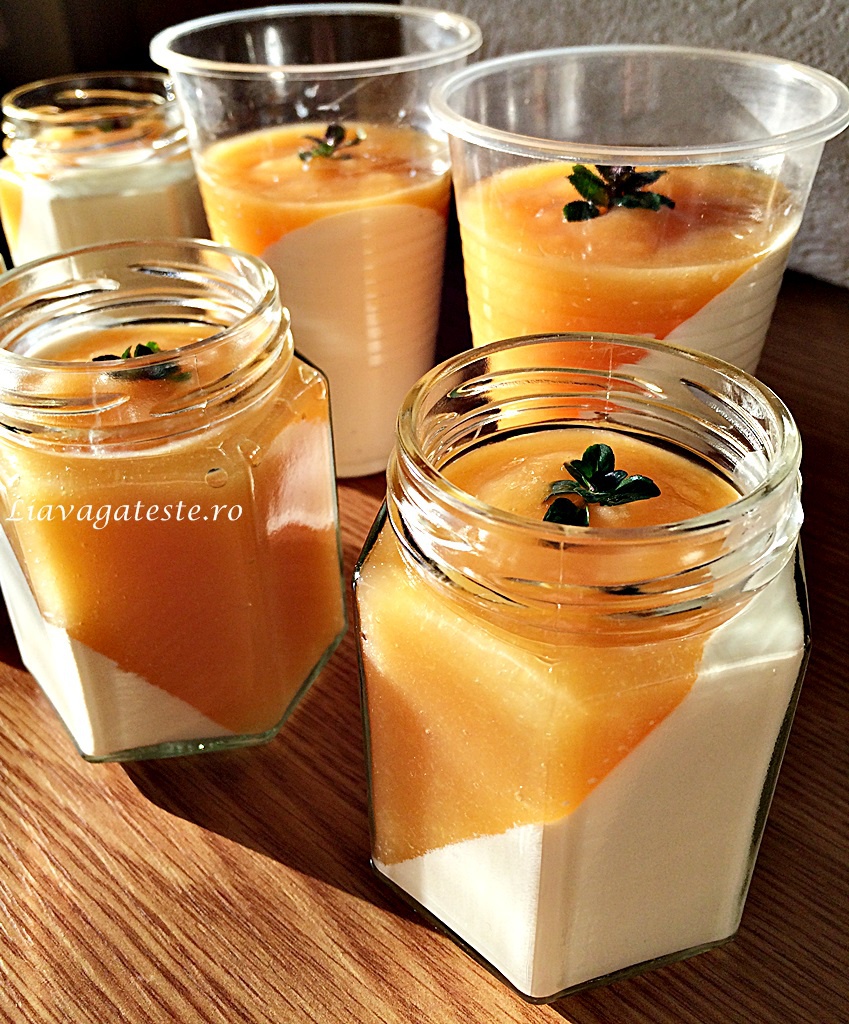 Pana cota cu piure din fructe tropicale