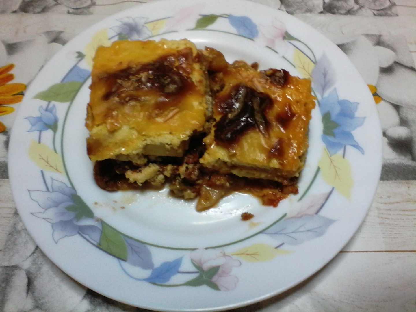 Musaca greceasca cu vinete si cartofi