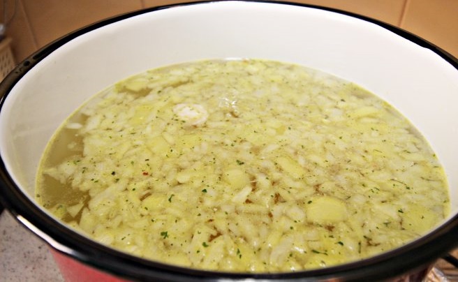 Ciorba de pui a la grec