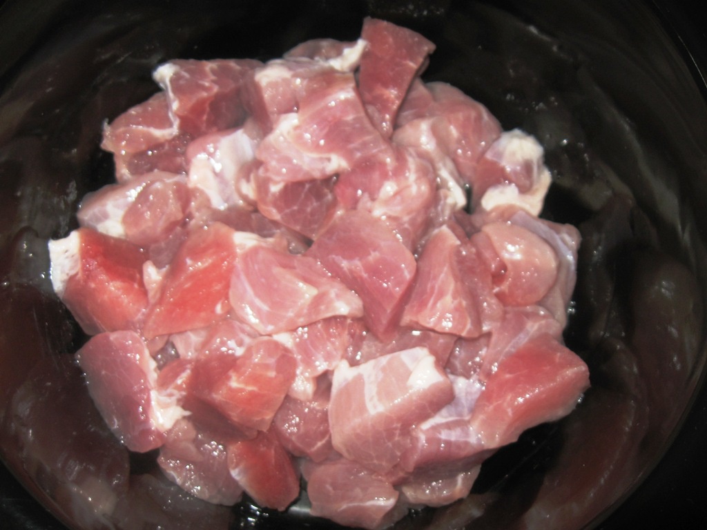 Ghiveci de legume cu carne la slow cooker