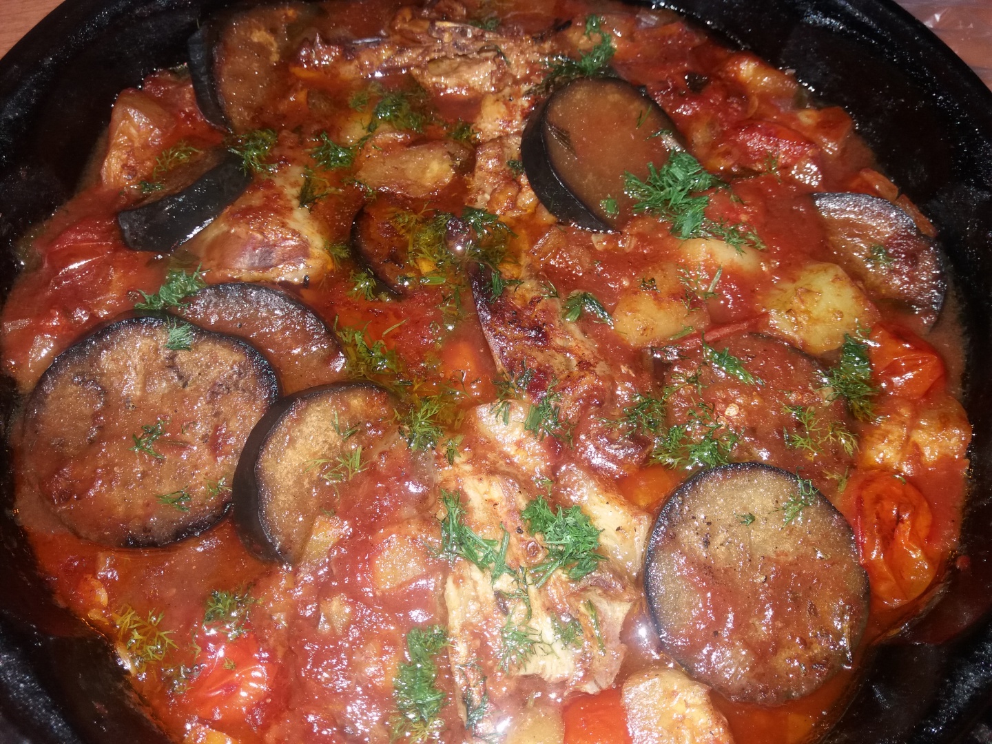 Pui cu legume la cuptor