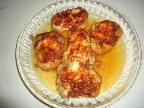 Pui cu cascaval la cuptor