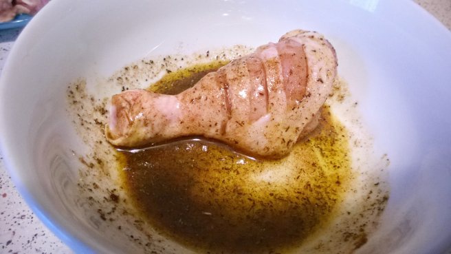 Copanele de pui cu bacon si piure de cartofi