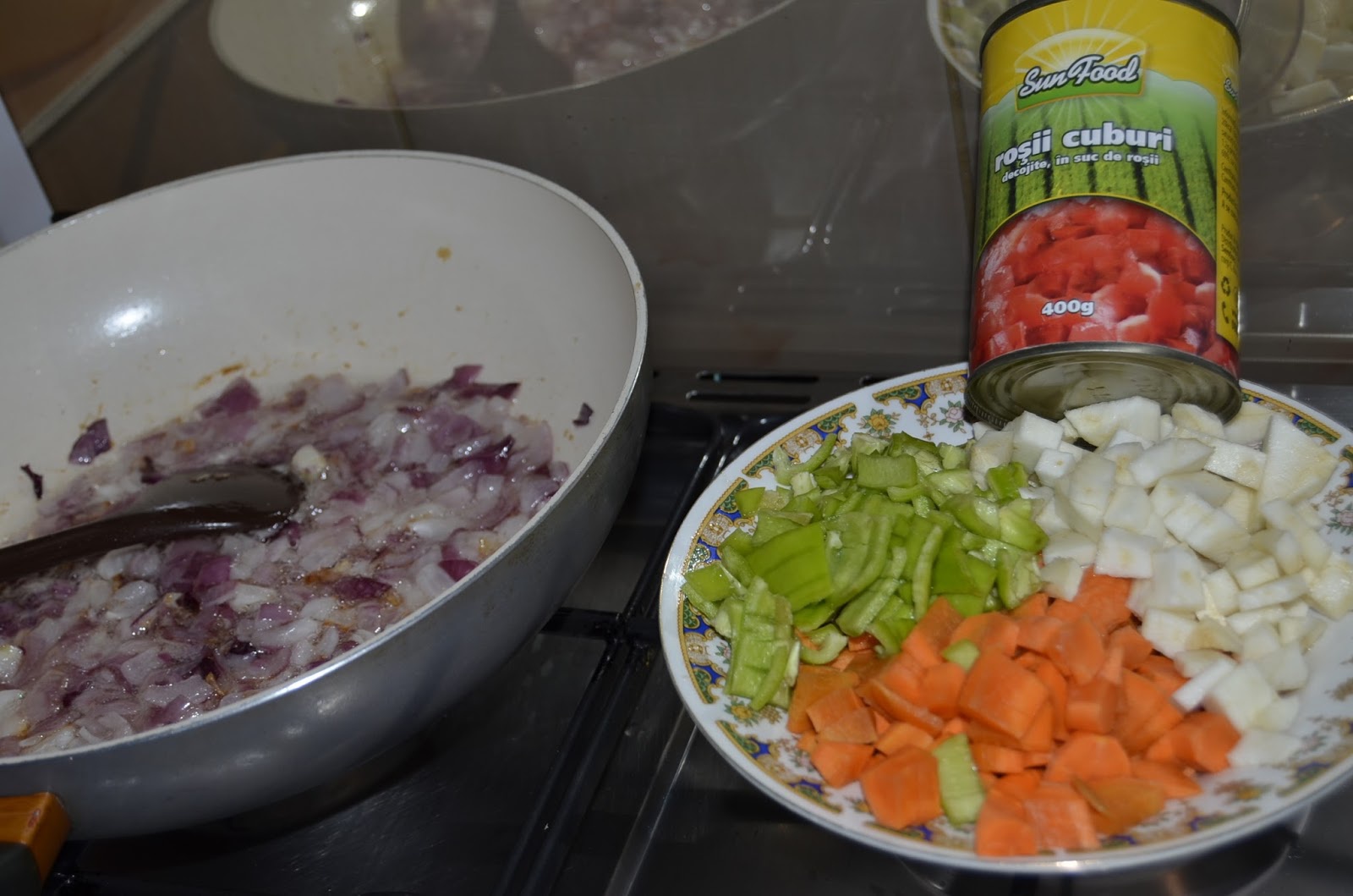 Mazare cu pui la tigaie