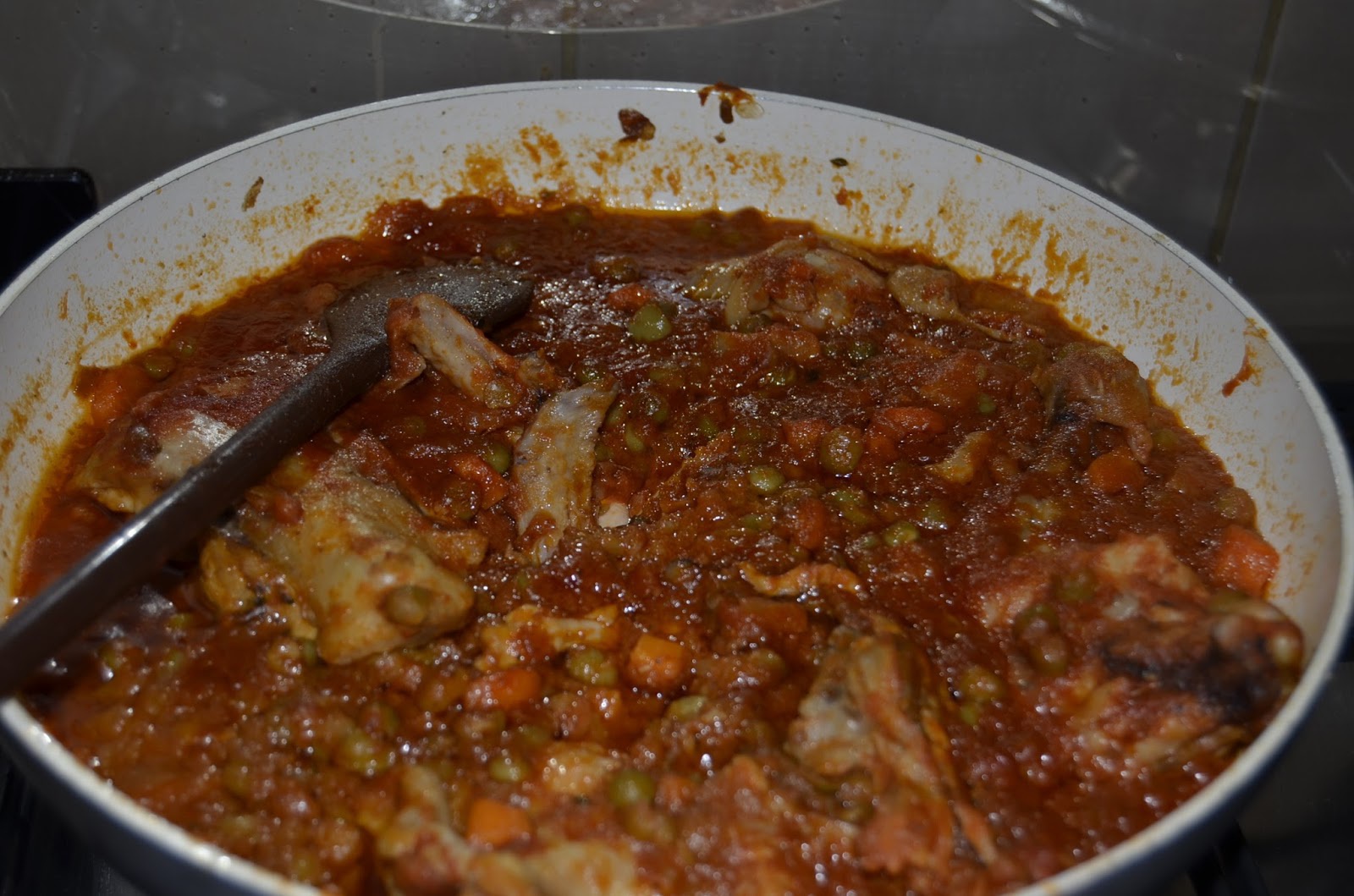 Mazare cu pui la tigaie