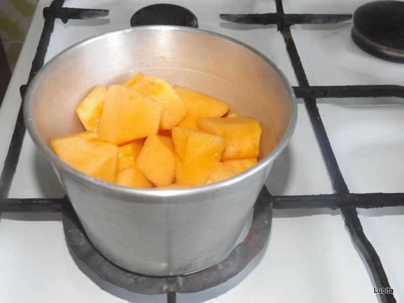 Inghetata de pepene galben