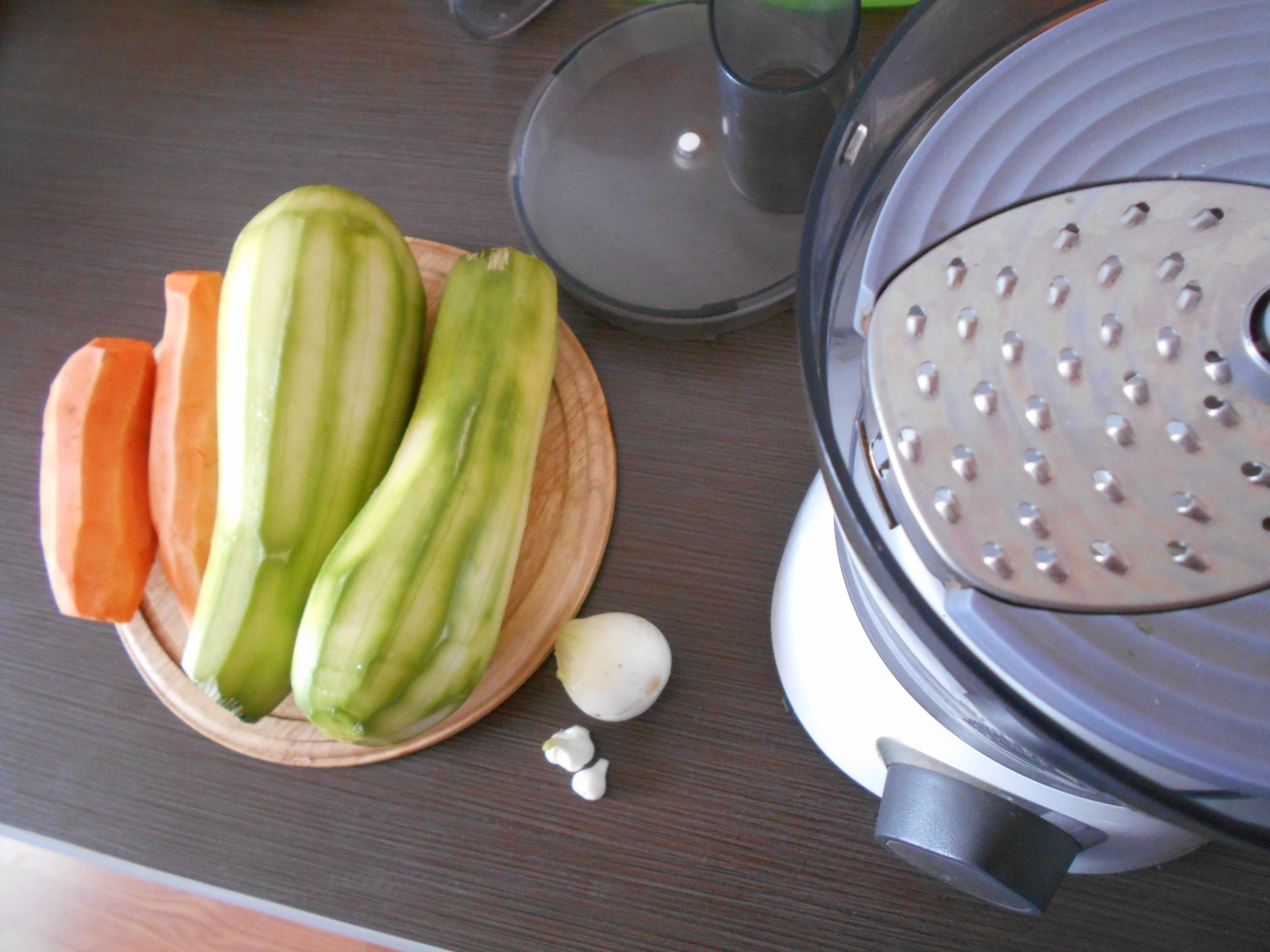 Chiftelute de dovlecel  cu cartofi dulci si tofu