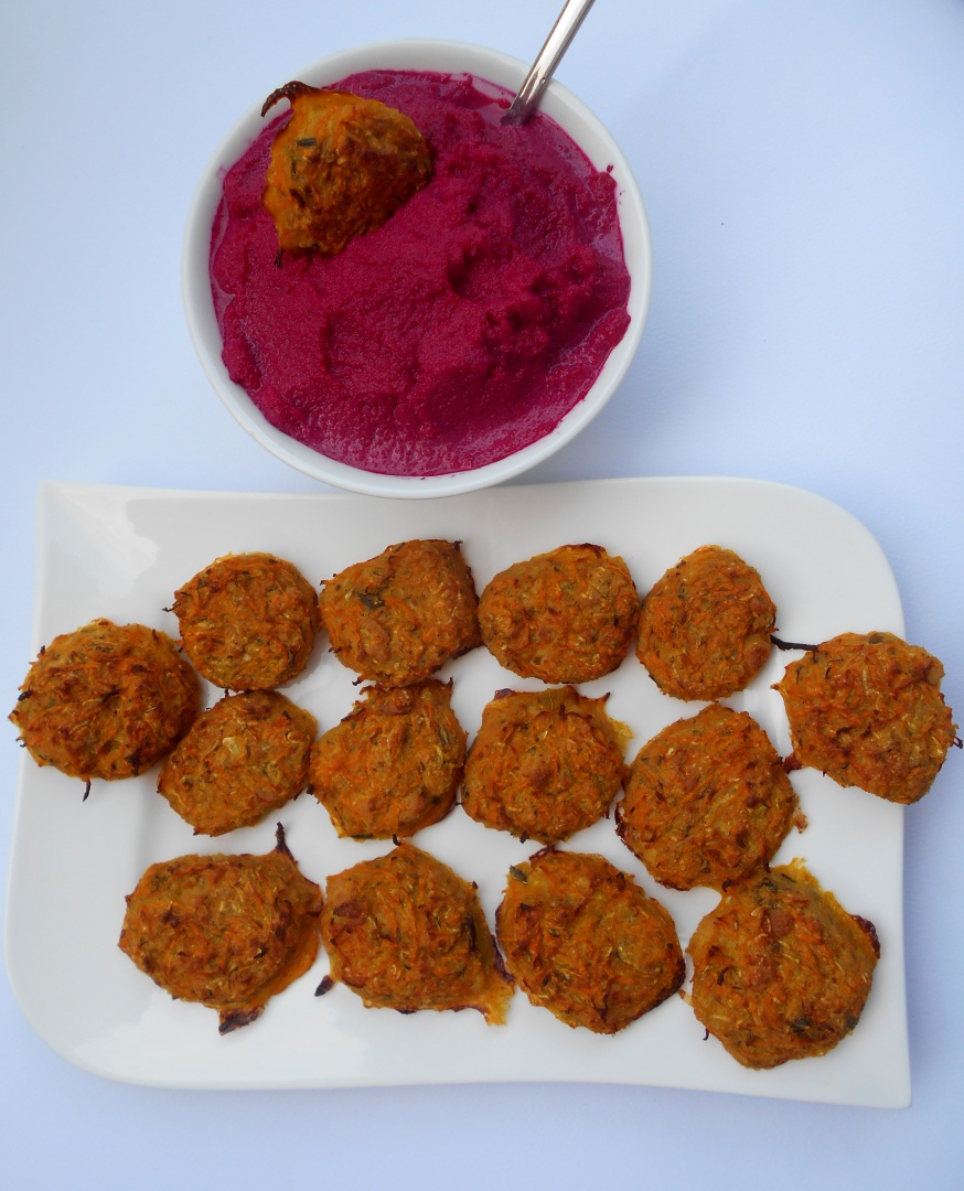 Chiftelute de dovlecel  cu cartofi dulci si tofu