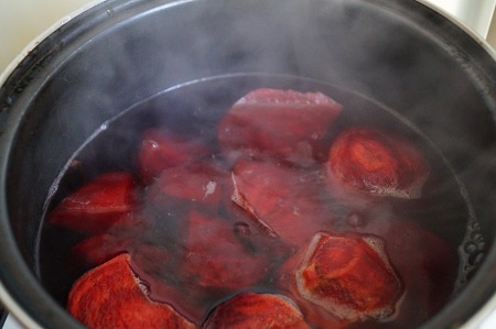 Supa crema de sfecla si rubarba