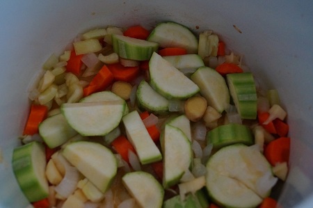 Supa crema de sfecla si rubarba